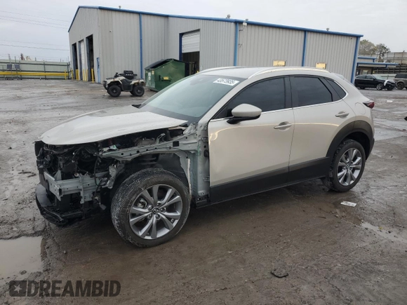 2023 Mazda CX-30 S Carbon Edition with VIN 3MVDMBCM5PM585339, listed as a Copart auction lot 43573935 with 12,676 mi miles and Salvage Title. Bid and sale history available at DreamBid. Image 1.