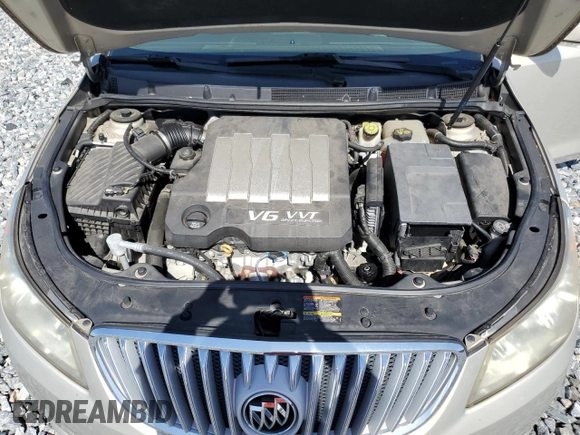2010 Buick LaCrosse CXL with VIN 1G4GC5EG0AF127060, listed as a Copart auction lot 62258515 with 73,222 mi miles and Salvage title. Bid and sale history available at DreamBid. Image 11.