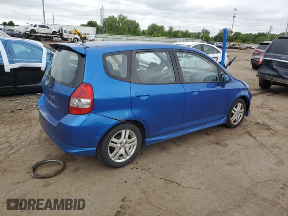 2007 Honda Fit Sport z VIN JHMGD38687S037470, wystawiony jako Copart lot #58797805 z przebiegiem 146 889 mil mil oraz Czysty tytuł • Clean title. Historia ofert i sprzedaży dostępna na DreamBid. Obrazek 3.