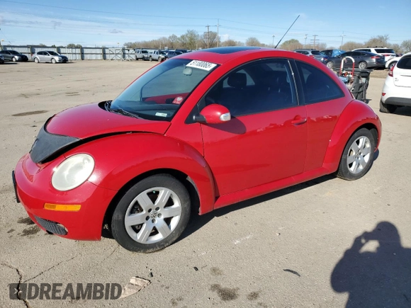2007 Volkswagen Beetle with VIN 3VWRW31C17M501564, listed as a Copart auction lot 51180065 with Not provided miles and Salvage title. Bid and sale history available at DreamBid. Image 1.