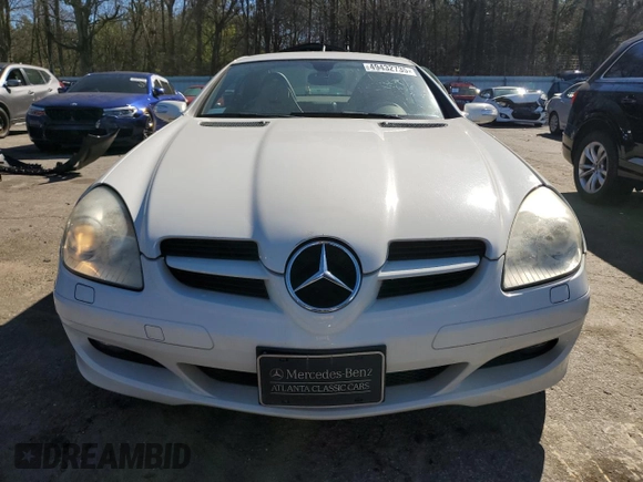 2008 Mercedes-Benz SLK 280 with VIN WDBWK54F48F186729, listed as a Copart auction lot 49432735 with 92,307 mi miles and Salvage title. Bid and sale history available at DreamBid. Image 5.