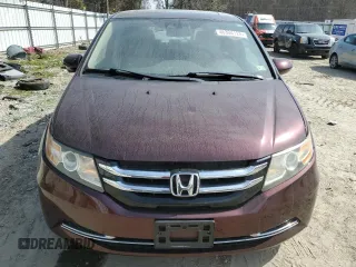 2014 Honda Odyssey EX-L with VIN 5FNRL5H61EB077828, listed as a Copart auction lot 46304125 with 104,367 mi miles and Salvage Title. Bid and sale history available at DreamBid. Image 5.