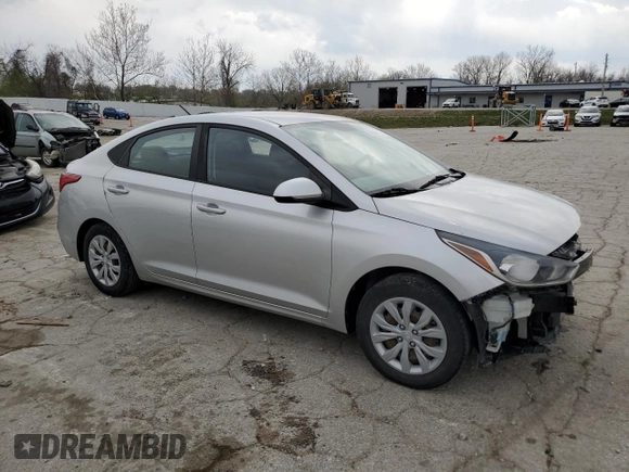 2019 Hyundai Accent SE with VIN 3KPC24A35KE060230, listed as a Copart auction lot 52606115 with 127,481 mi miles and Salvage Title. Bid and sale history available at DreamBid. Image 4.