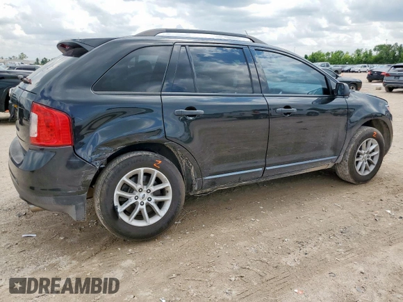 2013 Ford Edge SE with VIN 2FMDK3GC6DBC37458, listed as a Copart auction lot 60228945 with 156,410 mi miles and Salvage title. Bid and sale history available at DreamBid. Image 3.