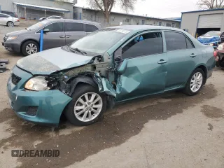 2009 Toyota Corolla with VIN JTDBL40E39J040700, listed as a Copart auction lot 52193715 with 167,837 mi miles and Salvage Title. Bid and sale history available at carsss.com. Image 1.