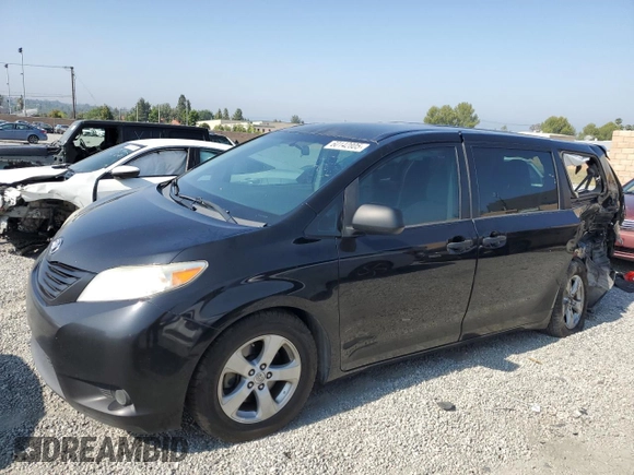 2017 Toyota Sienna L with VIN 5TDZZ3DC3HS874905, listed as a Copart auction lot 60142805 with 144,996 mi miles and Salvage title. Bid and sale history available at DreamBid. Image 1.