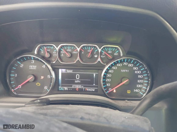 2016 Chevrolet Silverado 1500 LT with VIN 1GCRCREC9GZ265785, listed as a IAAI auction lot 41371453 with 270,932 mi miles. Bid and sale history available at carsss.com. Image 7.