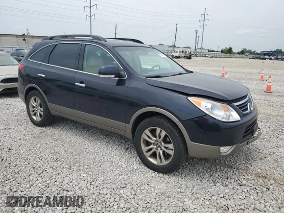 2012 Hyundai Veracruz Limited with VIN KM8NU4CCXCU193306, listed as a Copart auction lot 58224835 with 207,741 mi miles and Salvage title. Bid and sale history available at DreamBid. Image 4.