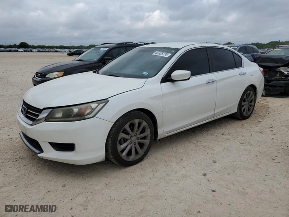 2013 Honda Accord Sdn LX with VIN 1HGCR2F37DA117057, listed as a Copart auction lot 53335735 with 172,708 mi miles and Clean Title. Bid and sale history available at carsss.com. Image 1.