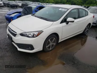2023 Subaru Impreza Premium с VIN 4S3GKAV69P3605803, выставлен на аукционе Copart как лот 59913905 с пробегом 7 573 миль миль и Списание • Salvage title. История ставок и продаж доступна на DreamBid. Изображение 1.