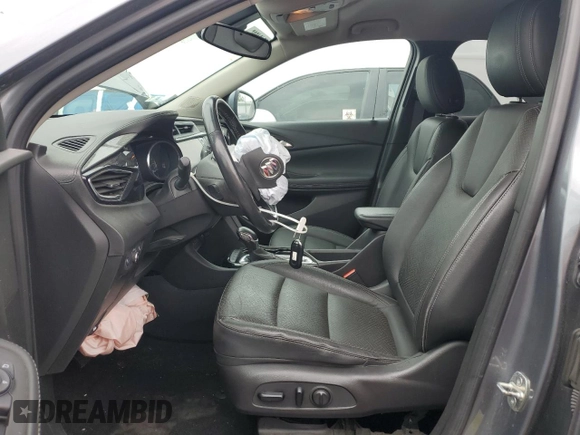 2022 Buick Encore GX Essence with VIN KL4MMGSL3NB011134, listed as a Copart auction lot 57134005 with 88,021 mi miles and Salvage title. Bid and sale history available at DreamBid. Image 7.