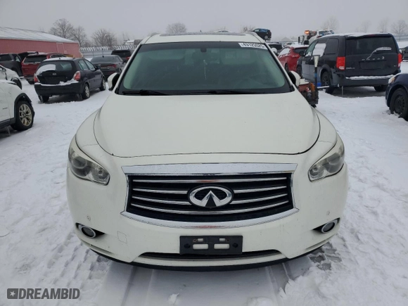 2013 Infiniti JX35 with VIN 5N1AL0MM5DC325008, listed as a Copart auction lot 43125525 with 206,709 mi miles and Clean Title. Bid and sale history available at carsss.com. Image 5.