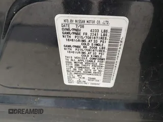 2009 Nissan Rogue SL with VIN JN8AS58TX9W320922, listed as a IAAI auction lot 42142354 with 183,203 mi miles and . Bid and sale history available at DreamBid. Image 9.