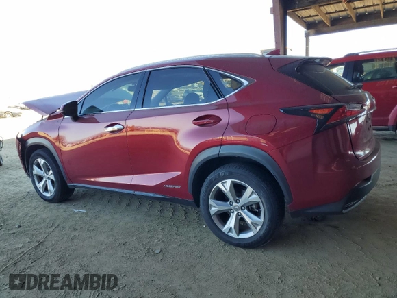 2017 Lexus NX 300h with VIN JTJBJRBZ8H2064791, listed as a Copart auction lot 41873895 with 66,835 mi miles and Salvage Title. Bid and sale history available at DreamBid. Image 2.