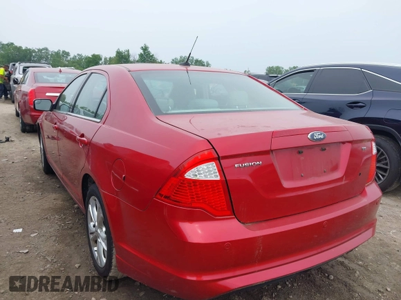 2012 Ford Fusion SE with VIN 3FAHP0HA4CR375749, listed as a IAAI auction lot 42502352 with Not provided miles and . Bid and sale history available at DreamBid. Image 3.