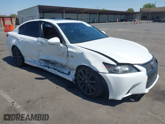 2013 Lexus GS 350 with VIN JTHBE1BLXD5022666, listed as a IAAI auction lot 42598832 with 112,247 mi miles and . Bid and sale history available at DreamBid. Image 1.