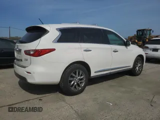 2013 Infiniti JX35 with VIN 5N1AL0MM5DC340267, listed as a Copart auction lot 54510315 with 93,829 mi miles and Salvage Title. Bid and sale history available at DreamBid. Image 3.