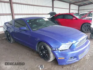 2013 Ford Mustang V6 with VIN 1ZVBP8AM2D5262273, listed as a IAAI auction lot 42411691 with 163,552 mi miles and . Bid and sale history available at DreamBid. Image 1.