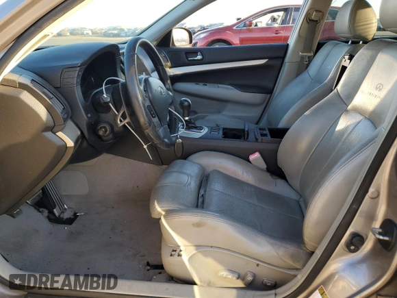 2008 Infiniti G35 Journey with VIN JNKBV61E78M219712, listed as a Copart auction lot 70047674 with 153,072 mi miles and Salvage Title. Bid and sale history available at DreamBid. Image 7.