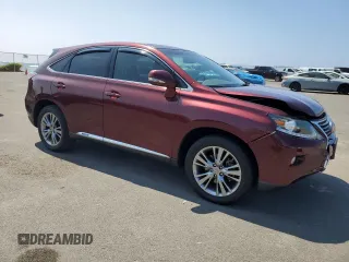 2013 Lexus RX 450h with VIN JTJZB1BA6D2411861, listed as a Copart auction lot 47076405 with 67,985 mi miles and Clean title. Bid and sale history available at DreamBid. Image 4.