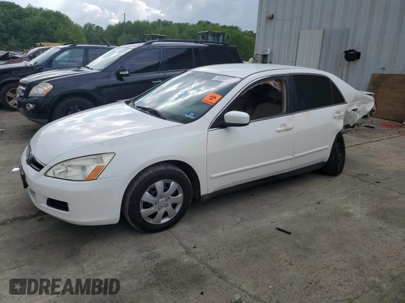 2007 Honda Accord LX with VIN 1HGCM56447A137702, listed as a Copart auction lot 56065685 with Not provided miles and Salvage title. Bid and sale history available at DreamBid. Image 1.