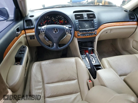 2005 Acura TSX with VIN JH4CL96905C006688, listed as a Copart auction lot 48003285 with 202,133 mi miles and Salvage title. Bid and sale history available at DreamBid. Image 8.