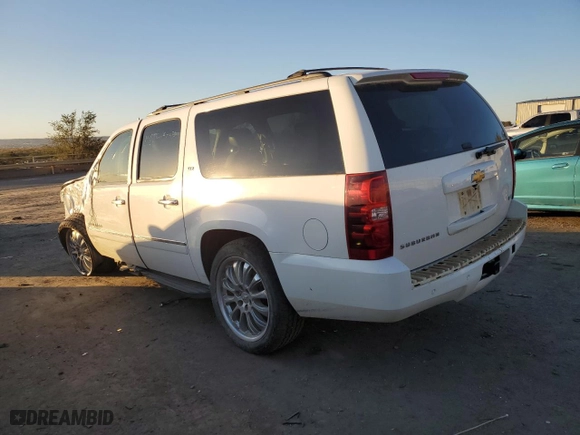 2012 Chevrolet Suburban LTZ with VIN 1GNSKKE73CR302488, listed as a Copart auction lot 80087504 with 169,583 mi miles and Salvage Title. Bid and sale history available at carsss.com. Image 2.