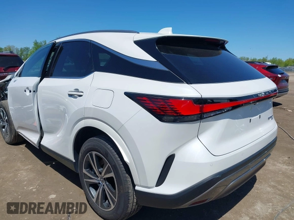 2024 Lexus RX 350 with VIN 2T2BAMCA7RC074242, listed as a IAAI auction lot 42220864 with 4,544 mi miles and . Bid and sale history available at DreamBid. Image 3.