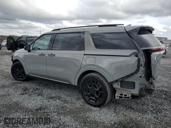 2025 Kia Carnival SX Prestige with VIN KNDNE5K33S6479557, listed as a Copart auction lot 79474994 with 327 mi miles and Salvage Title. Bid and sale history available at DreamBid. Image 2.