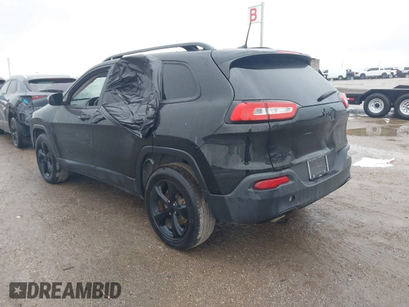2017 Jeep Cherokee Sport with VIN 1C4PJMAB7HW614572, listed as a IAAI auction lot 41477399 with 117,288 mi miles and . Bid and sale history available at DreamBid. Image 3.
