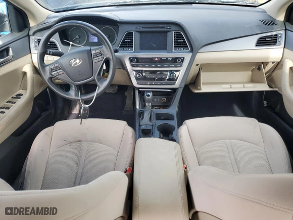2017 Hyundai Sonata SE with VIN 5NPE24AF5HH547659, listed as a Copart auction lot 50803005 with 90,067 mi miles and Salvage Title. Bid and sale history available at carsss.com. Image 8.