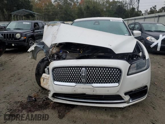 2017 Lincoln Continental Reserve with VIN 1LN6L9RP0H5628138, listed as a Copart auction lot 84345894 with 108,183 mi miles and Salvage Title. Bid and sale history available at carsss.com. Image 5.