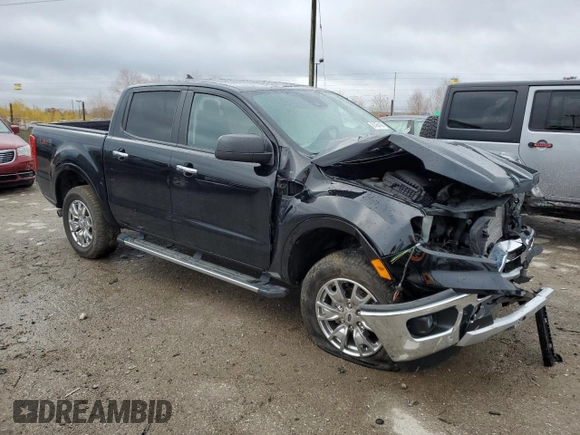 2019 Ford Ranger XL with VIN 1FTER4FH4KLA33889, listed as a Copart auction lot 81454194 with 40,458 mi miles and Salvage Title. Bid and sale history available at carsss.com. Image 4.