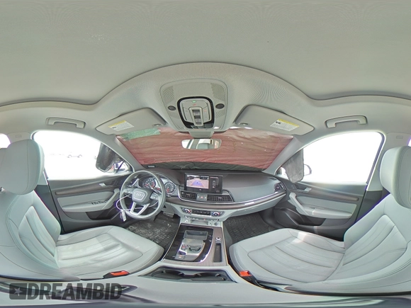 2021 Audi Q5 with VIN WA1AABFYXM2050645, listed as a Copart auction lot 53162383 with 23,012 mi miles and . Bid and sale history available at DreamBid. Image 14.