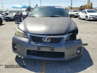 2012 Lexus CT 200h with VIN JTHKD5BH8C2116437, listed as a Copart auction lot 57914565 with 110,327 mi miles and Salvage title. Bid and sale history available at DreamBid. Image 5.
