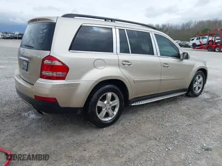 2007 Mercedes-Benz GL-Class with VIN 4JGBF71E57A140460, listed as a IAAI auction lot 41834280 with 162,666 mi miles. Bid and sale history available at carsss.com. Image 4.