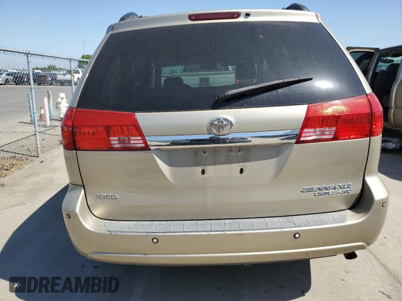 2004 Toyota Sienna XLE with VIN 5TDBA22C24S001405, listed as a Copart auction lot 56316385 with 293,077 mi miles and Clean Title. Bid and sale history available at DreamBid. Image 6.