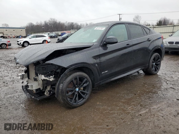 2019 BMW X6 xDrive35i with VIN 5UXKU2C56K0Z65348, listed as a Copart auction lot 40125783 with 48,719 mi miles. Bid and sale history available at carsss.com. Image 1.