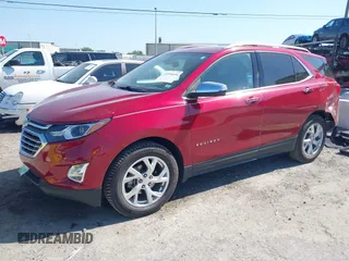 2018 Chevrolet Equinox Premier with VIN 3GNAXMEV1JL332293, listed as a IAAI auction lot 41994696 with 36,910 mi miles. Bid and sale history available at carsss.com. Image 17.