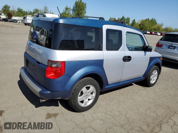 2005 Honda Element EX with VIN 5J6YH28675L033996, listed as a Copart auction lot 53535595 with 225,302 mi miles and Clean Title. Bid and sale history available at DreamBid. Image 3.