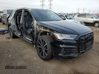 2022 Audi Q7 Prestige with VIN WA1VXBF70ND005890, listed as a Copart auction lot 85955154 with 21,814 mi miles and Salvage title. Bid and sale history available at DreamBid. Image 4.