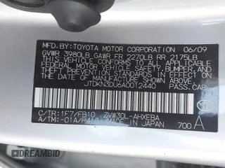 2010 Toyota Prius II z VIN JTDKN3DU6A0012440, wystawiony jako IAAI lot #42324818 z przebiegiem 260 601 mil mil oraz . Historia ofert i sprzedaży dostępna na DreamBid. Obrazek 9.