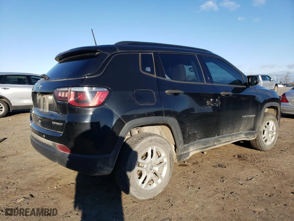 2018 Jeep Compass Sport with VIN 3C4NJDAB4JT179142, listed as a Copart auction lot 84471154 with 139,435 mi miles and Salvage Title. Bid and sale history available at carsss.com. Image 3.