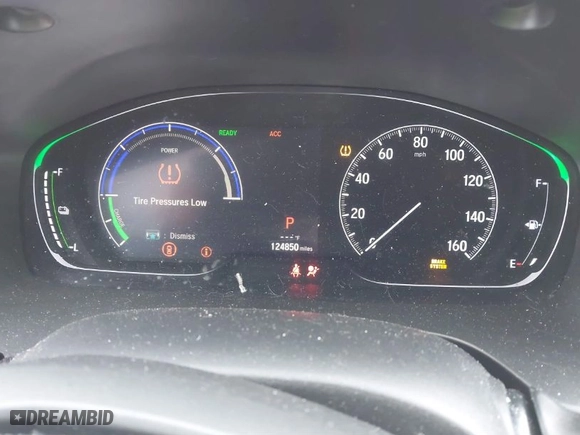 2019 Honda Insight EX with VIN 19XZE4F54KE023052, listed as a IAAI auction lot 41441617 with 124,850 mi miles. Bid and sale history available at carsss.com. Image 7.