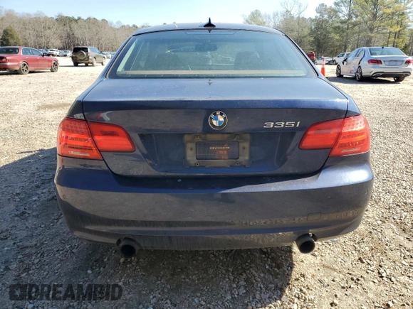 2011 BMW 3 Series 335i xDrive with VIN WBAKF9C52BE619754, listed as a Copart auction lot 43854085 with 162,681 mi miles and Salvage Title. Bid and sale history available at carsss.com. Image 6.