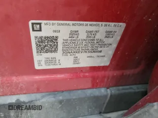 2019 Chevrolet Equinox LT z VIN 3GNAXKEV7KS536558, wystawiony jako Copart lot #54488245 z przebiegiem 127 042 mil mil oraz Szkoda całkowita • Salvage title. Historia ofert i sprzedaży dostępna na DreamBid. Obrazek 13.