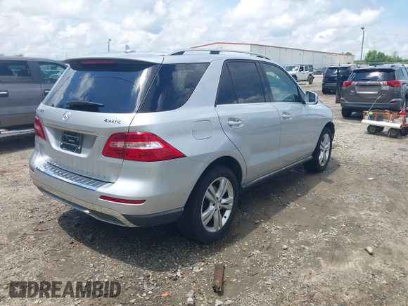 2015 Mercedes-Benz M 350 with VIN 4JGDA5HB6FA457380, listed as a IAAI auction lot 42498424 with 100,029 mi miles and . Bid and sale history available at DreamBid. Image 4.