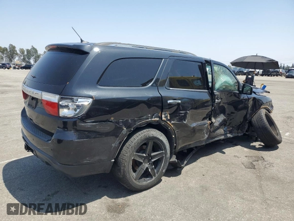 2013 Dodge Durango Citadel with VIN 1C4SDJET9DC505111, listed as a Copart auction lot 59810335 with 135,169 mi miles and Salvage title. Bid and sale history available at DreamBid. Image 3.