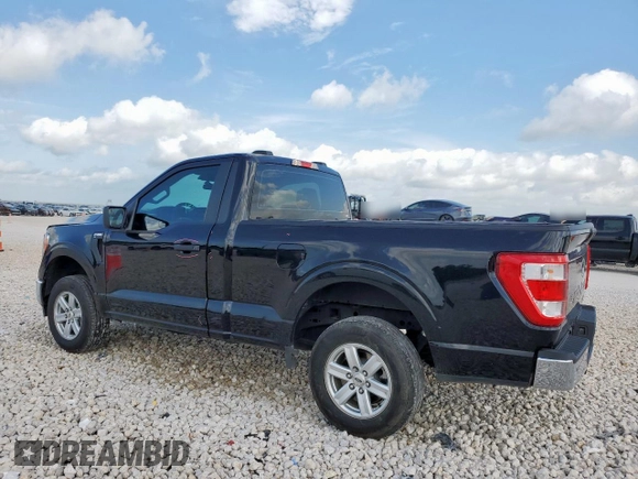 2022 Ford F-150 XL with VIN 1FTMF1C59NKF26135, listed as a Copart auction lot 60034745 with 57,430 mi miles and Salvage title. Bid and sale history available at DreamBid. Image 2.