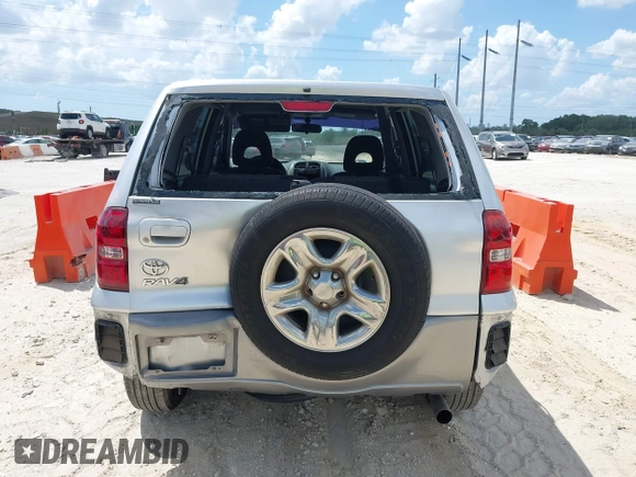 2005 Toyota RAV4 with VIN JTEGD20V750049595, listed as a IAAI auction lot 41944071 with 173,236 mi miles. Bid and sale history available at carsss.com. Image 6.